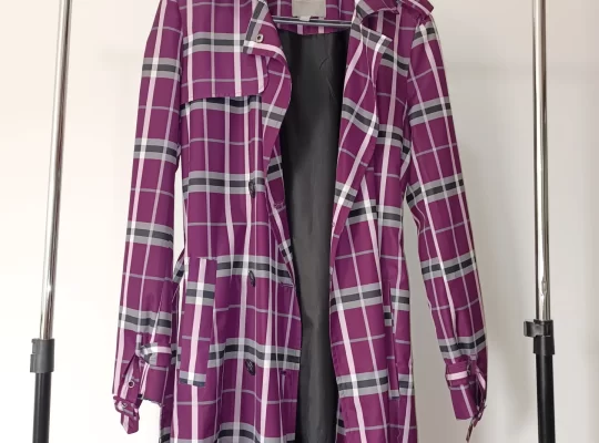 Colorful spring trenchcoat