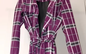 Colorful spring trenchcoat